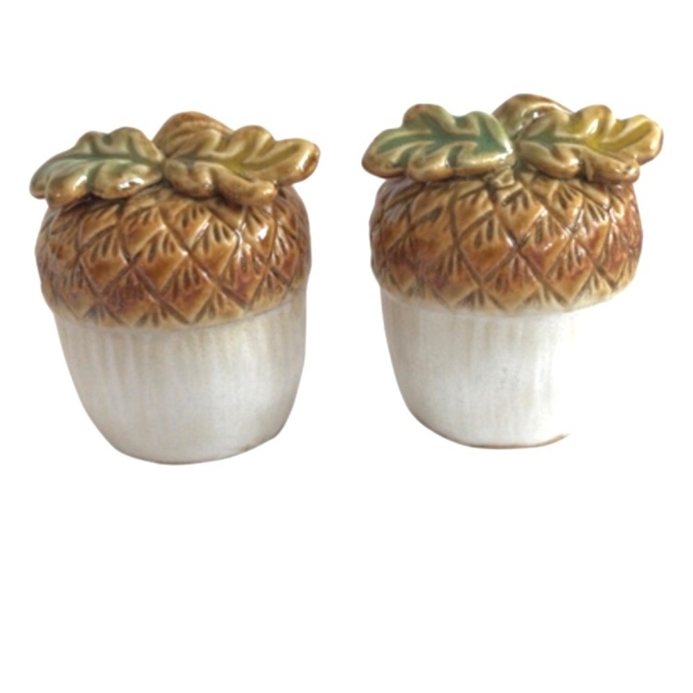 NWT Gibson Home Acorn Salt and Pepper Shakers